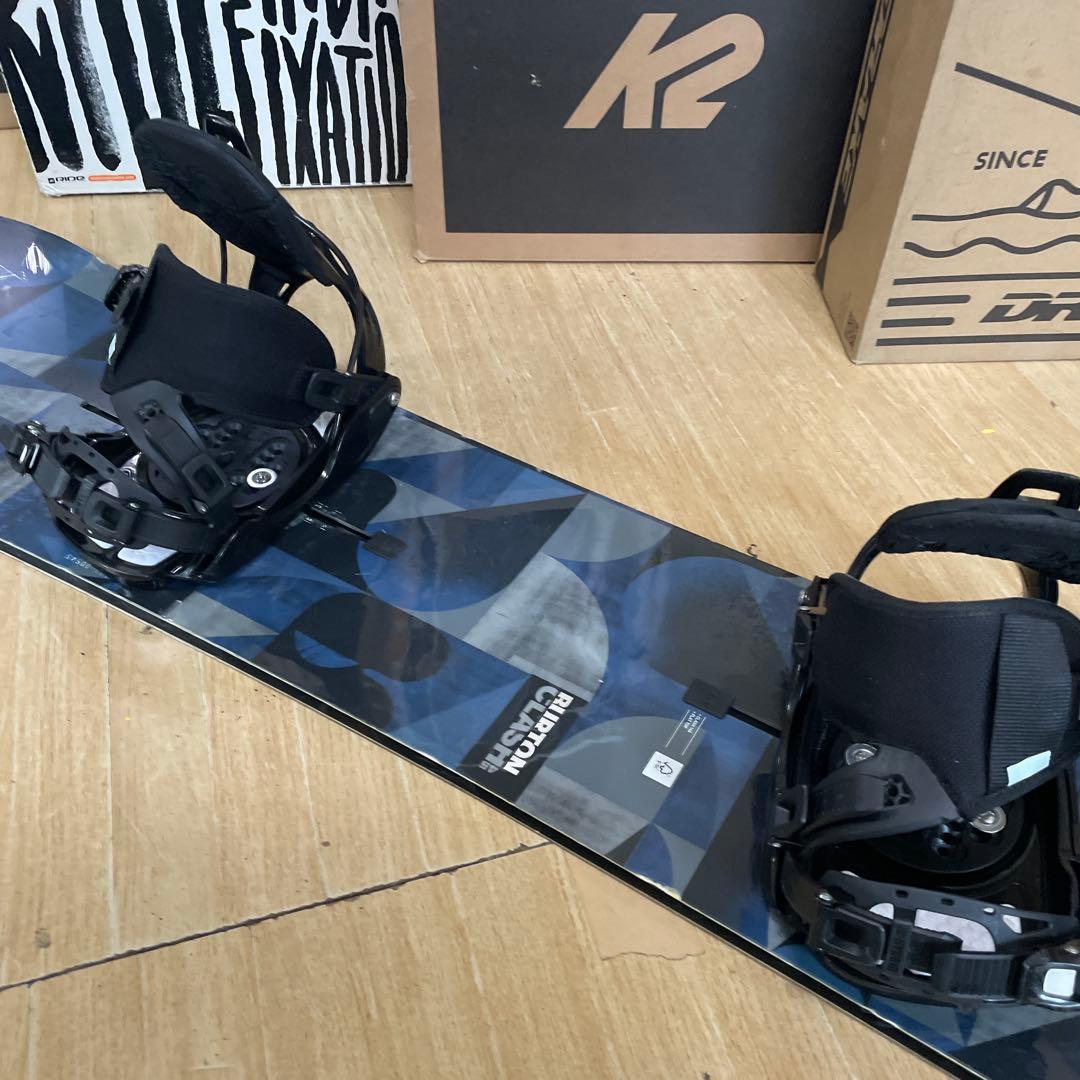 BURTON×FLOW　バートンスノーボードセット　フロー　バインディング付