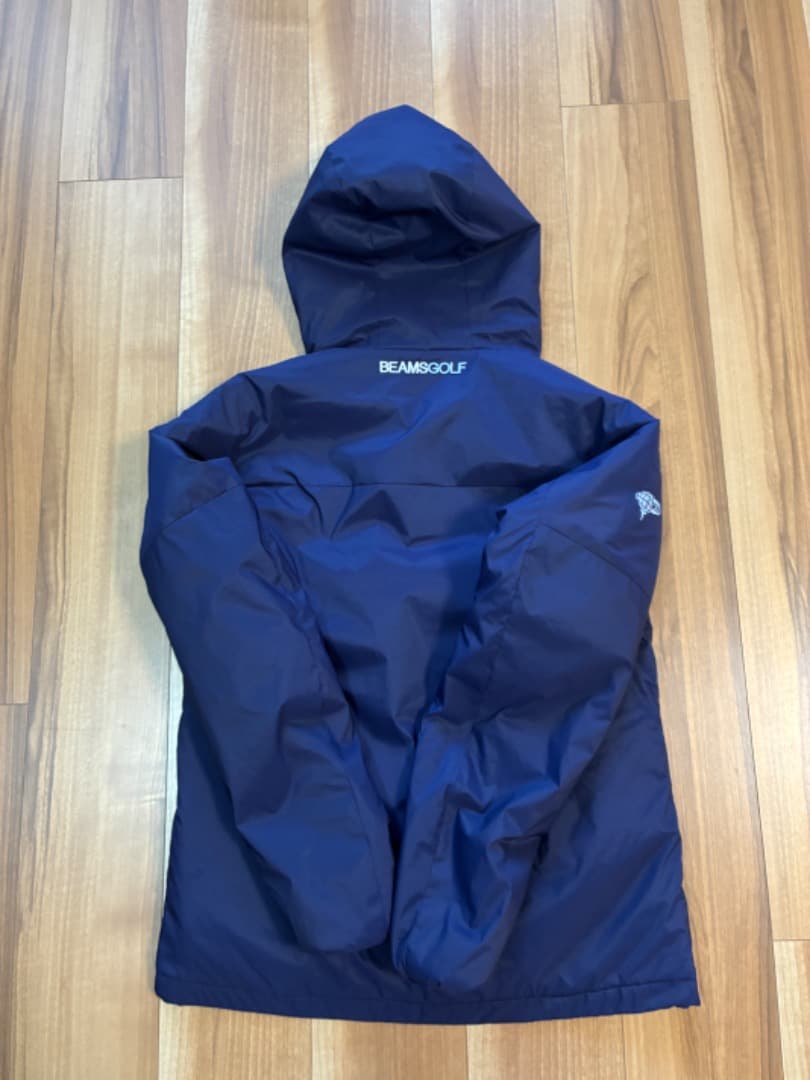 BEAMS GOLF ネイビーフードジャケット