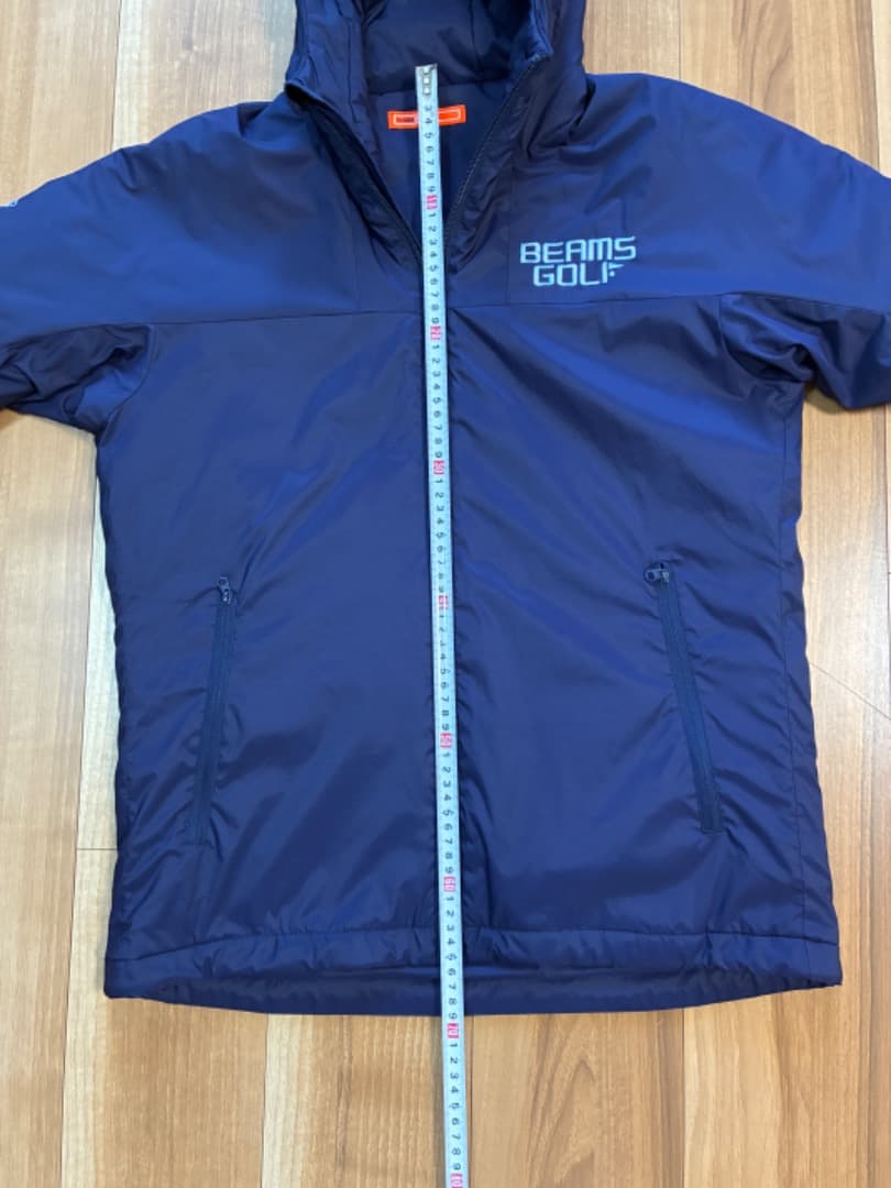 BEAMS GOLF ネイビーフードジャケット