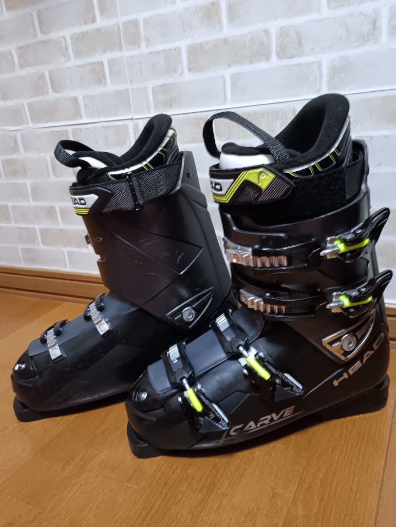 【良品】HEADヘッド CARVE スキーブーツ 黒ブラック29-29.5