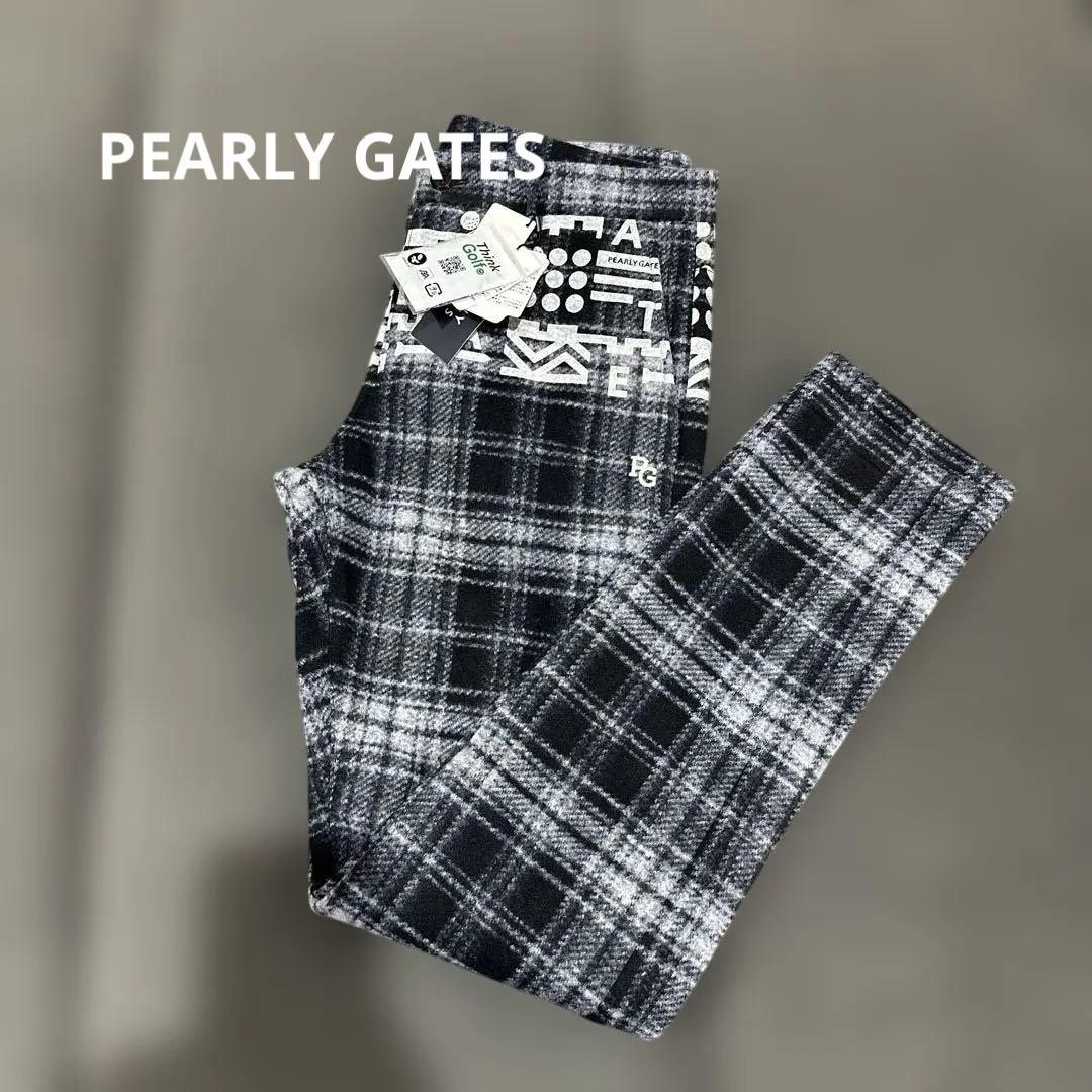 【PEARLY GATES】新品✨チェックジャガード パンツL