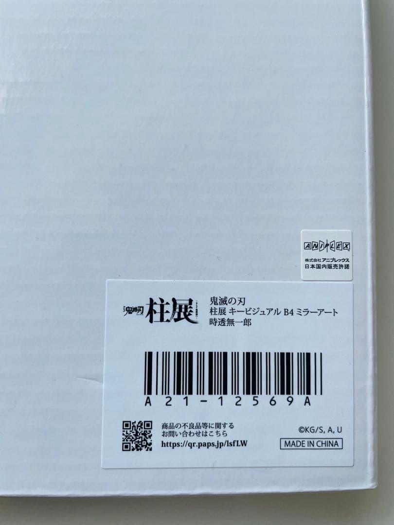 鬼滅の刃 柱展 キービジュアルB4ミラーアート時透無一郎