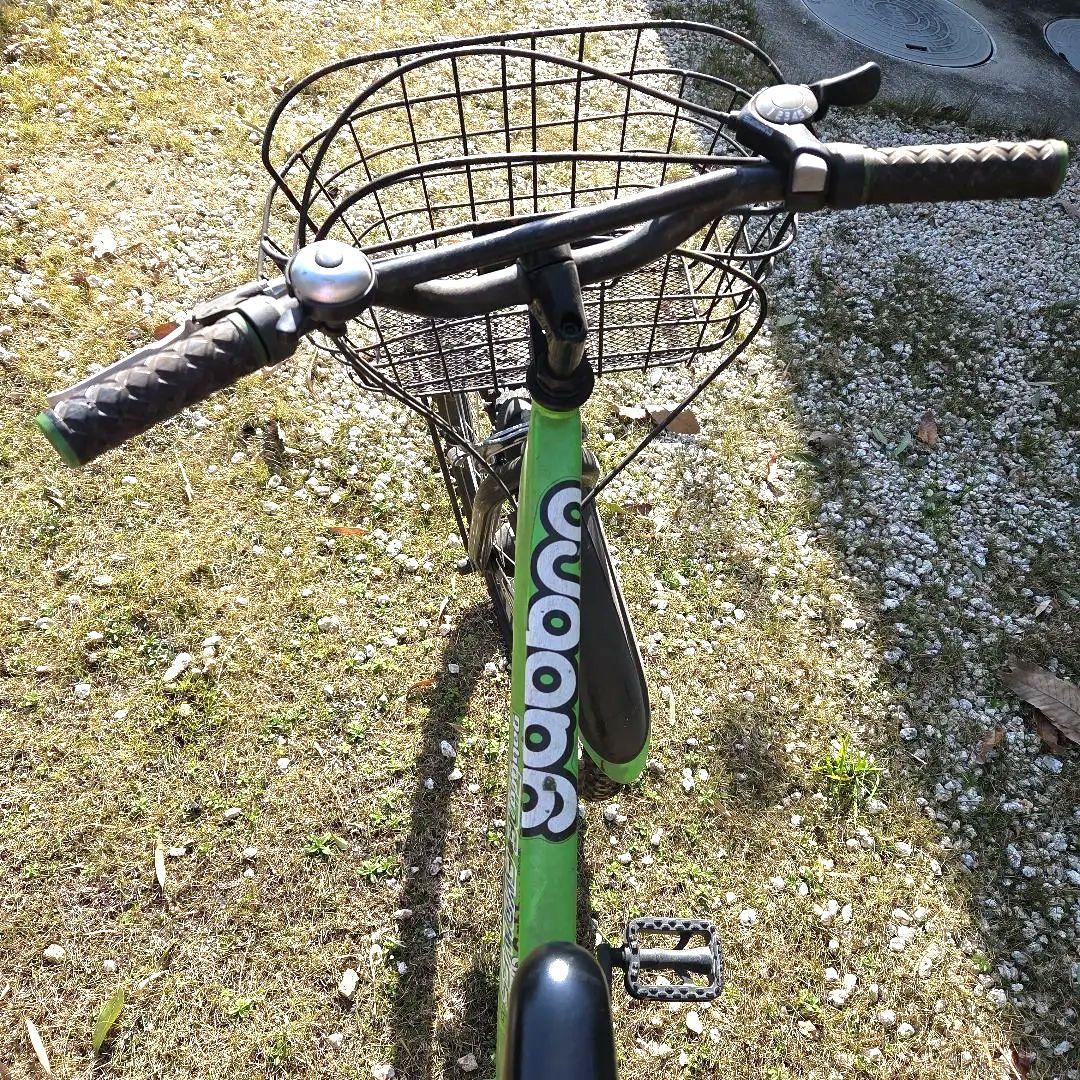 子供用自転車 グリーン 24インチ6段変速マウンテン【お値下げ】