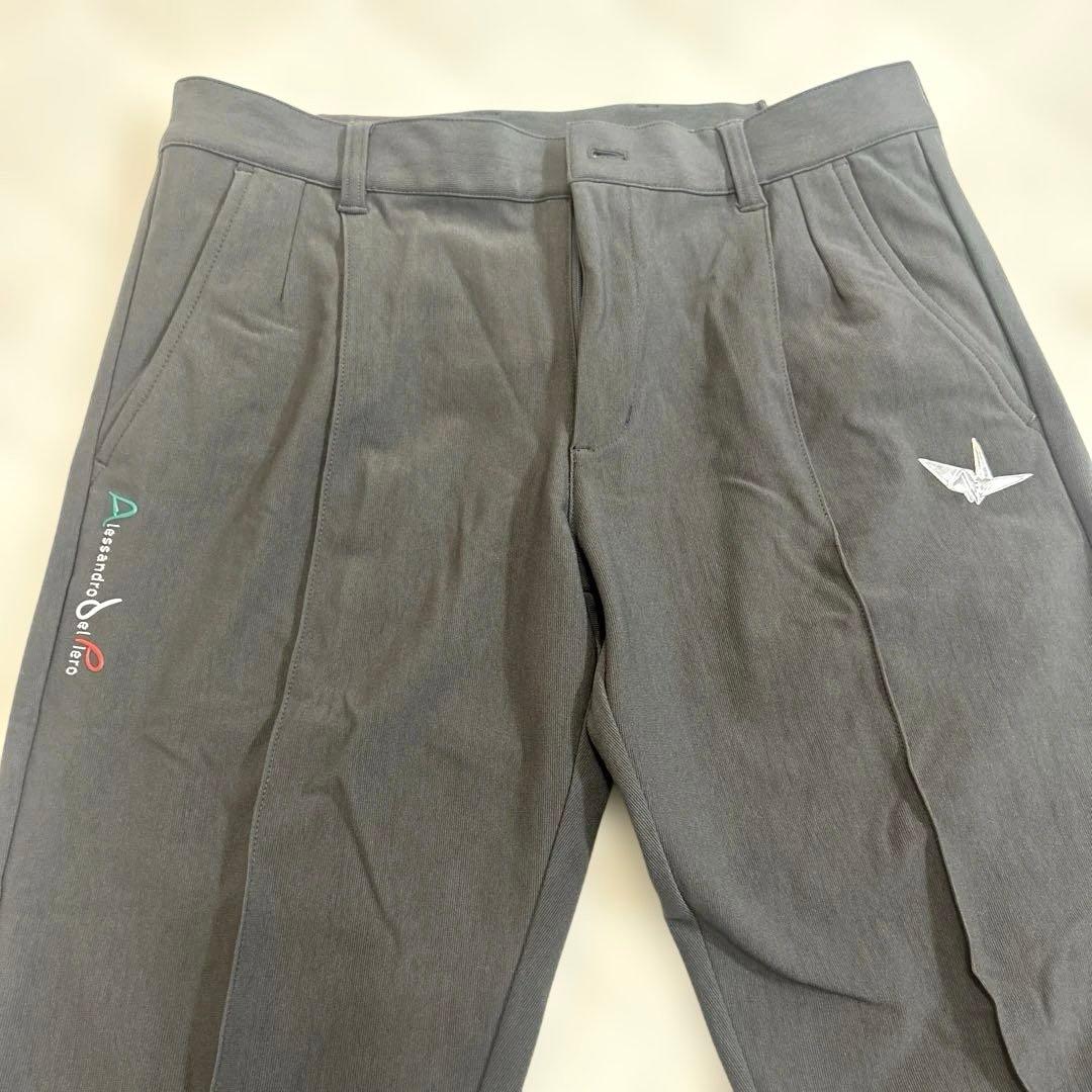 1PIU1UGUALE3 ADP GOLF ZIP SLACKS［GRAY］