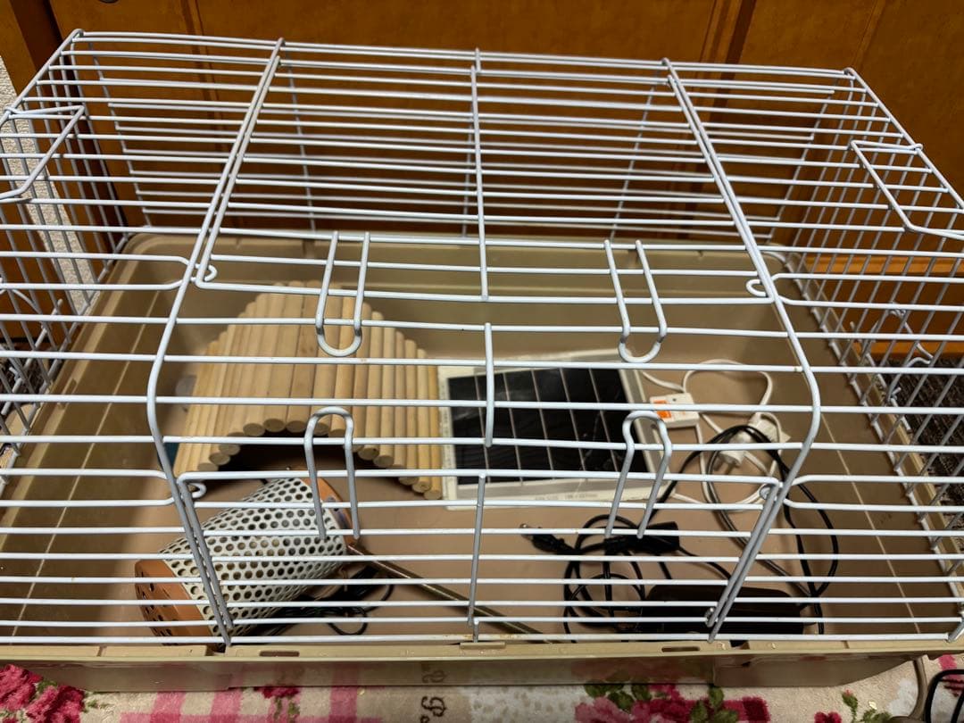 小動物ケージ ケージ ペットケージ　デジタルサーモ　ヒーター