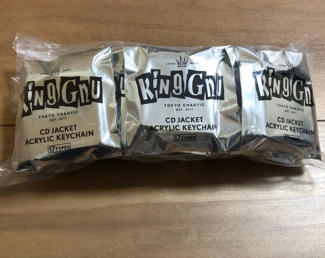 King Gnu CDジャケット アクリルキーホルダー　コンプリートセット