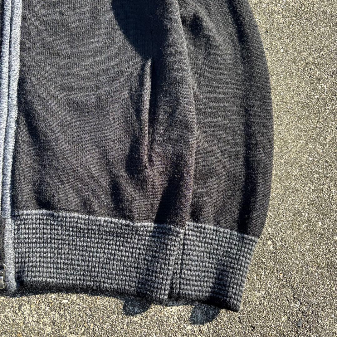 美品 BEAMS GOLF ダブルジップ ドライバーズニット 刺繍ロゴ 高級