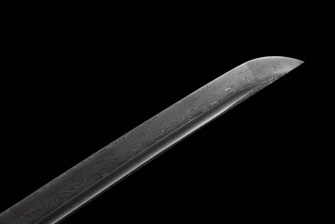 20寸髪黒模様鋼武士刀【梅】  武具　刀装具　日本刀　模造刀 居合刀 肋差