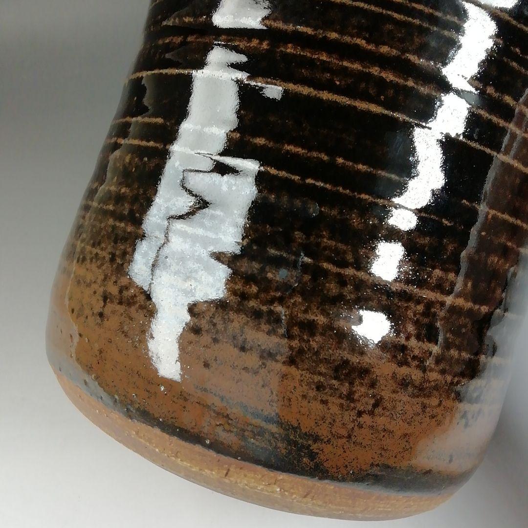 Ｔ７６４　水指　『古瀬戸一重口　水指』『廉な 作』　共箱　茶道具