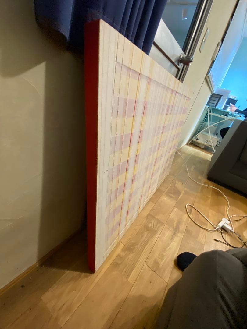 未鑑定品　松尾　栄太郎作　向こう側の線　定価24万