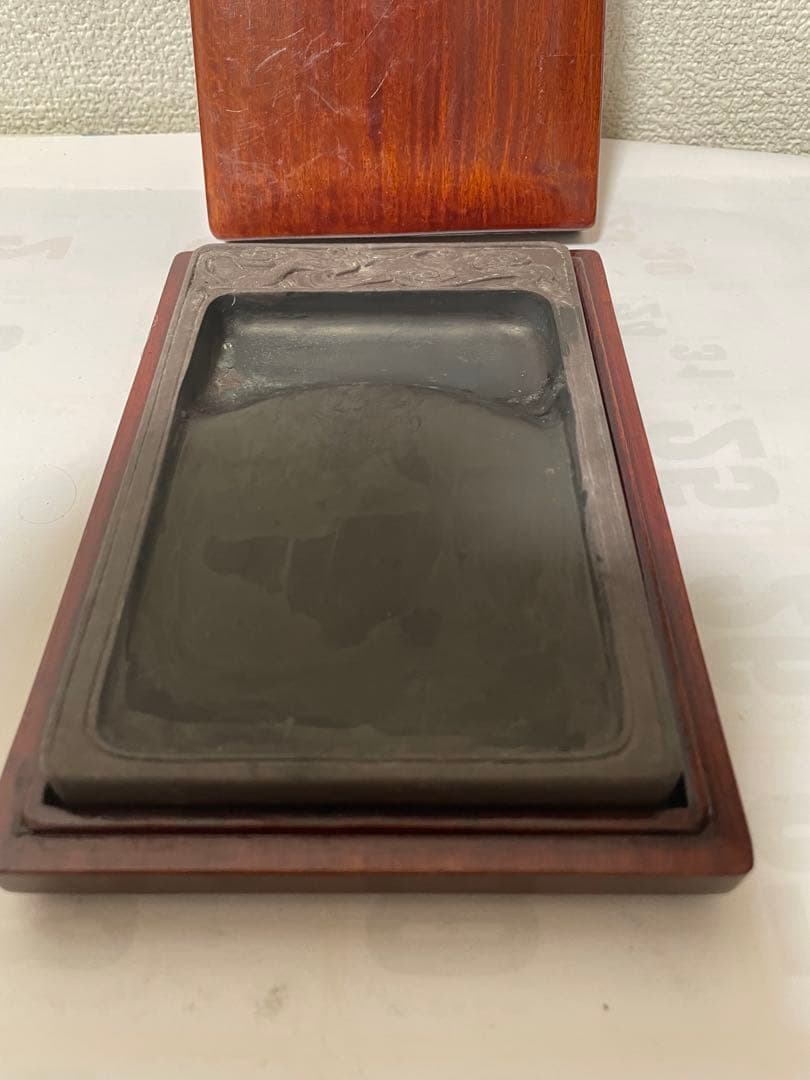 硯　すずり　箱付き硯　書道セット