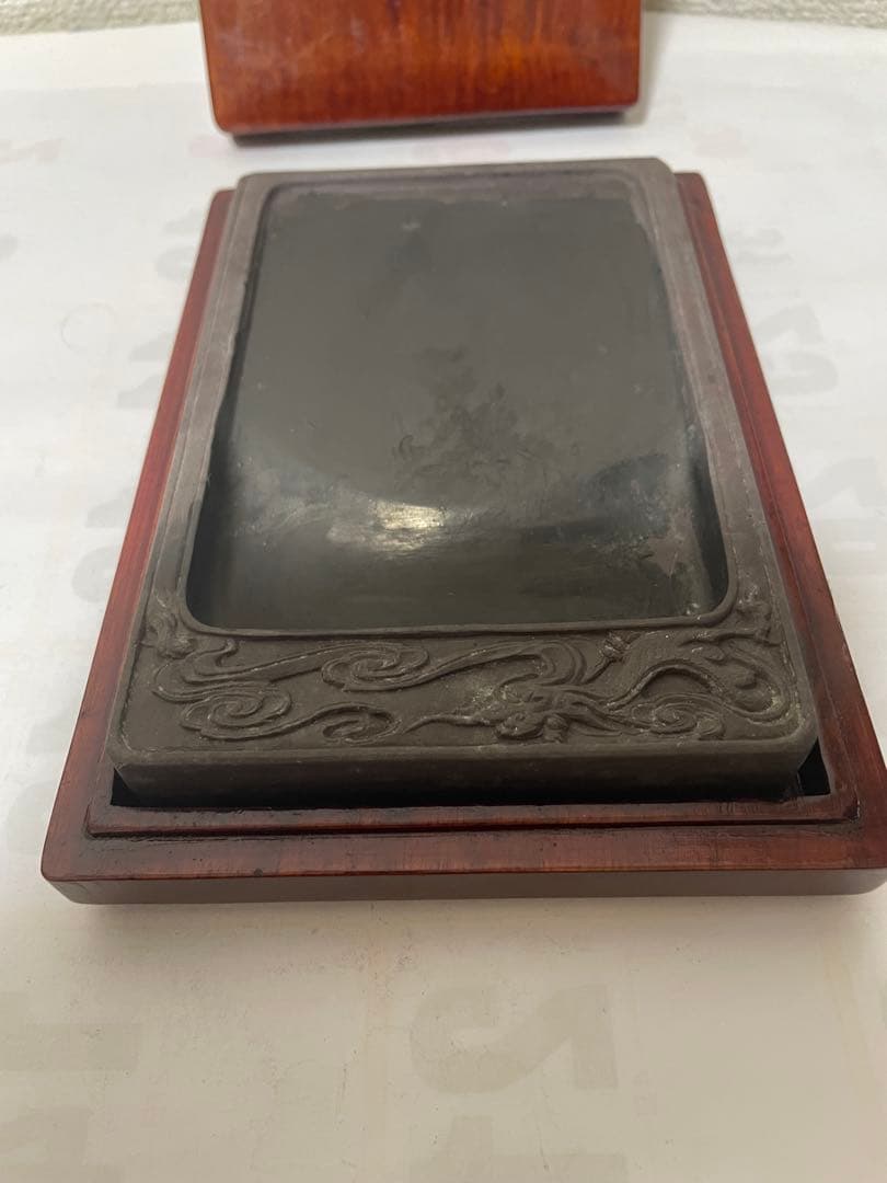 硯　すずり　箱付き硯　書道セット