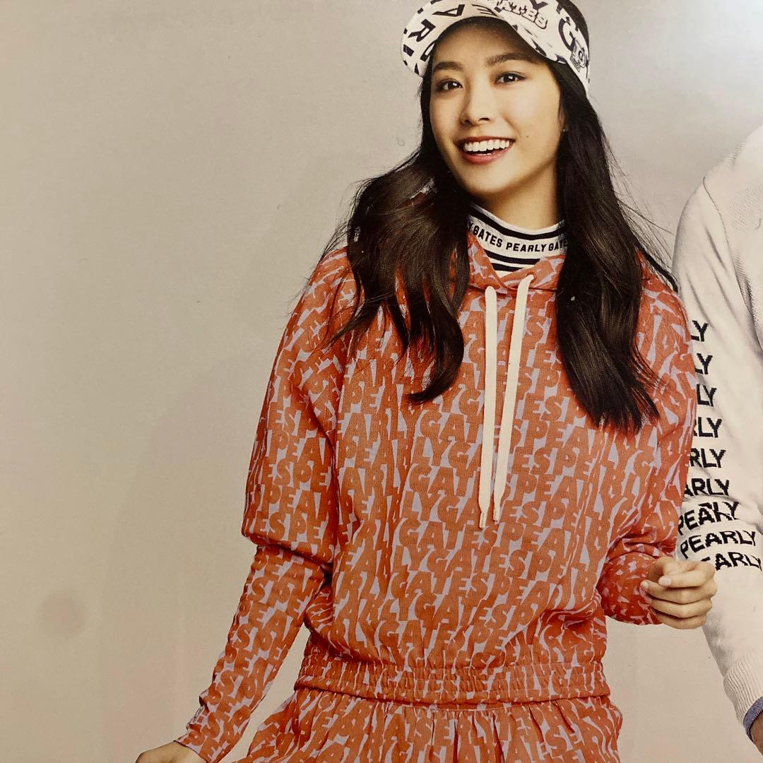 美品♡パーリーゲイツ♡メッシュパーカー♡ホワイト♡イエロー♡S