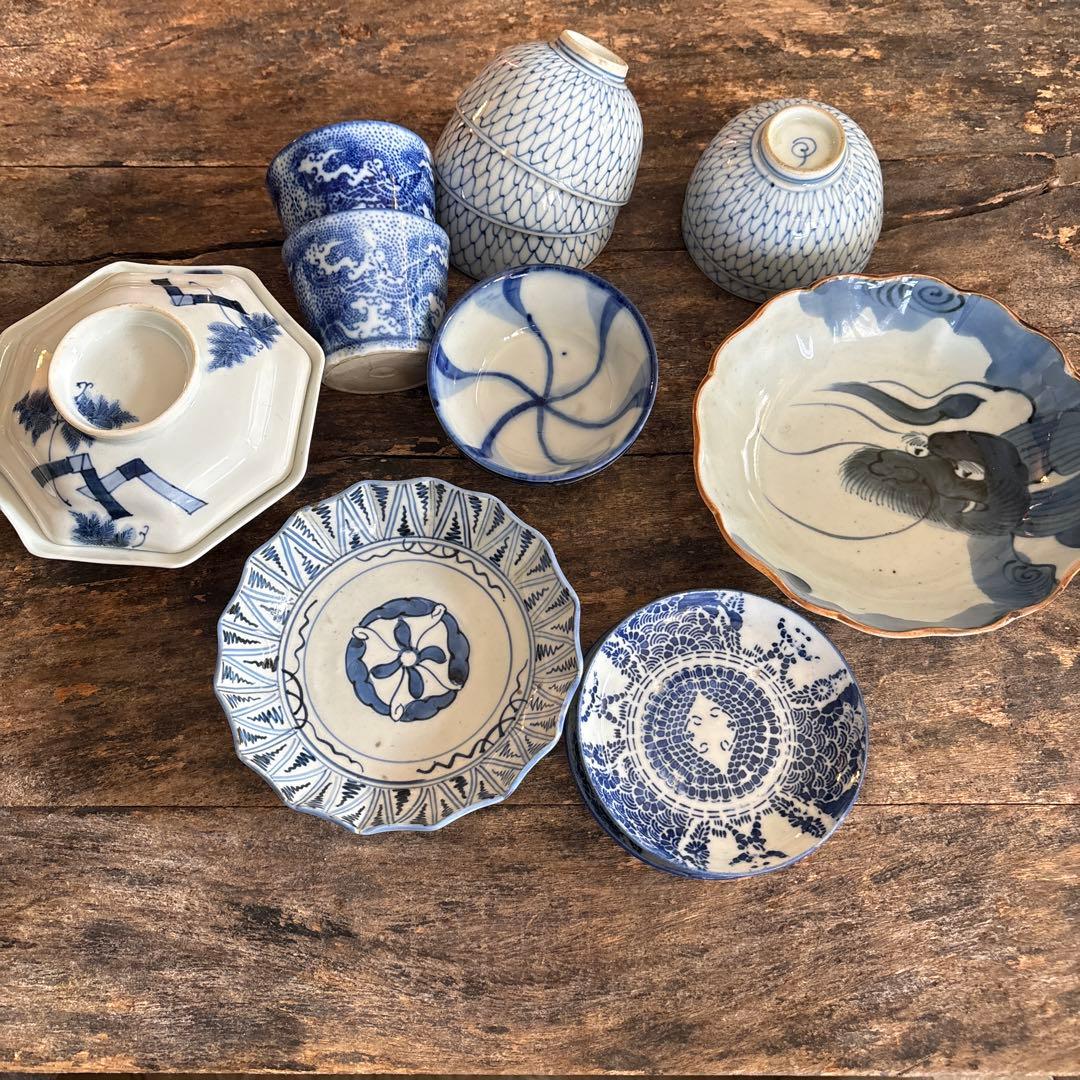 SALE⏬骨董セレクト❸染付　印判