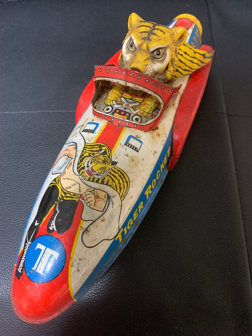 【激レア】増田屋　タイガー・マスク　ロケットTiger Rocket ブリキ製