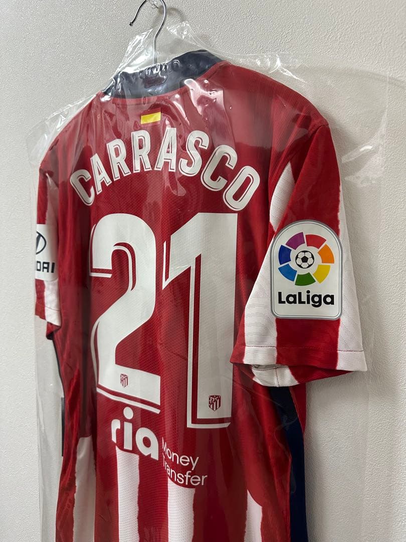 アトレティコ　ユニフォーム　カラスコ　選手支給品　ラリーガ　20/21（H）