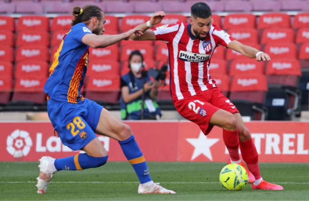 アトレティコ　ユニフォーム　カラスコ　選手支給品　ラリーガ　20/21（H）