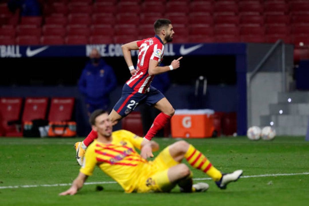 アトレティコ　ユニフォーム　カラスコ　選手支給品　ラリーガ　20/21（H）