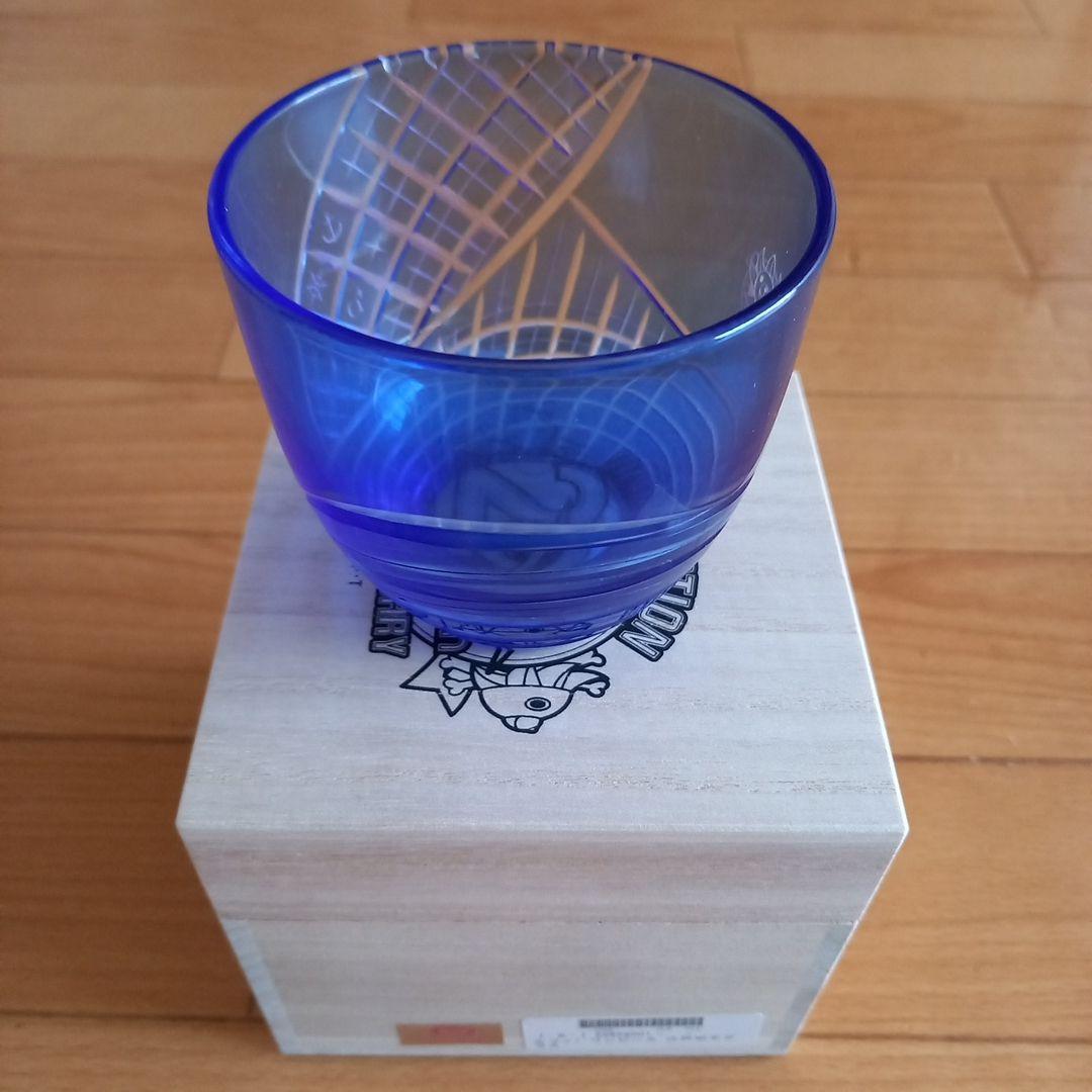 ワンピース　アニメ20周年記念　江戸切子グラス　限定999点　ルフィモデル　新品