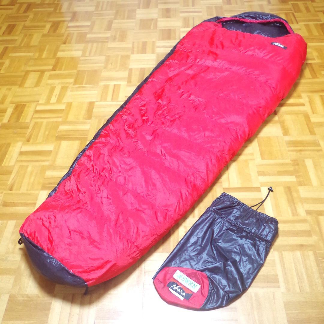 人気のナンガ！高級ダウンシュラフ 750STD 日本製！永久保証付！収納袋付き