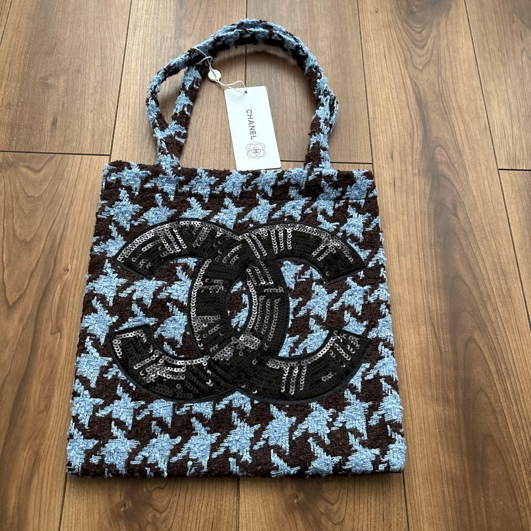 CHANELツイードトートバッグ