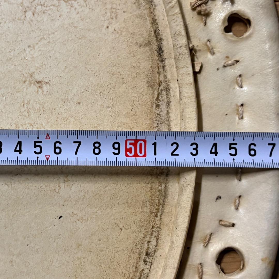 桶胴太鼓 革 約2尺1寸(直径63.5cm)15穴