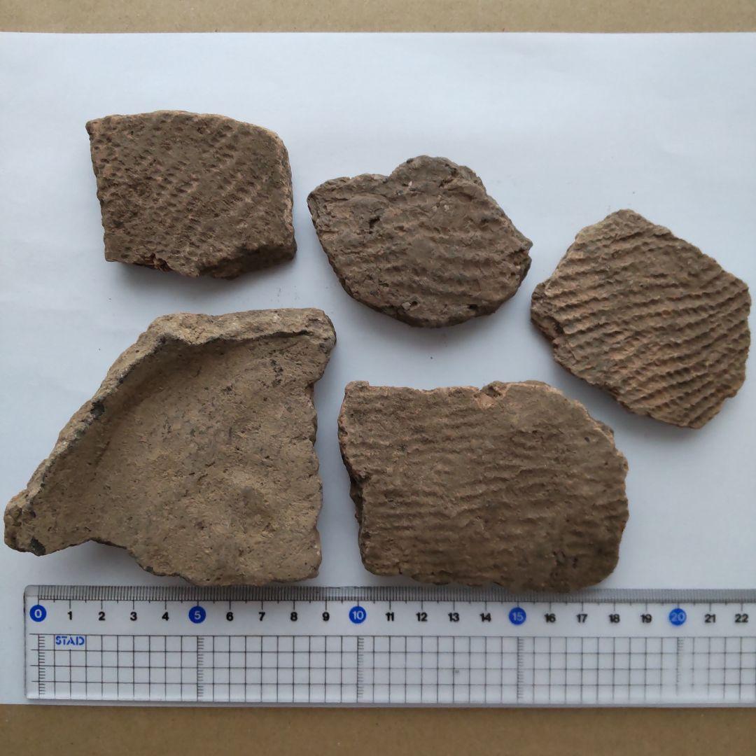 ★本物の縄文土器★(新潟県出土)⑬、5点