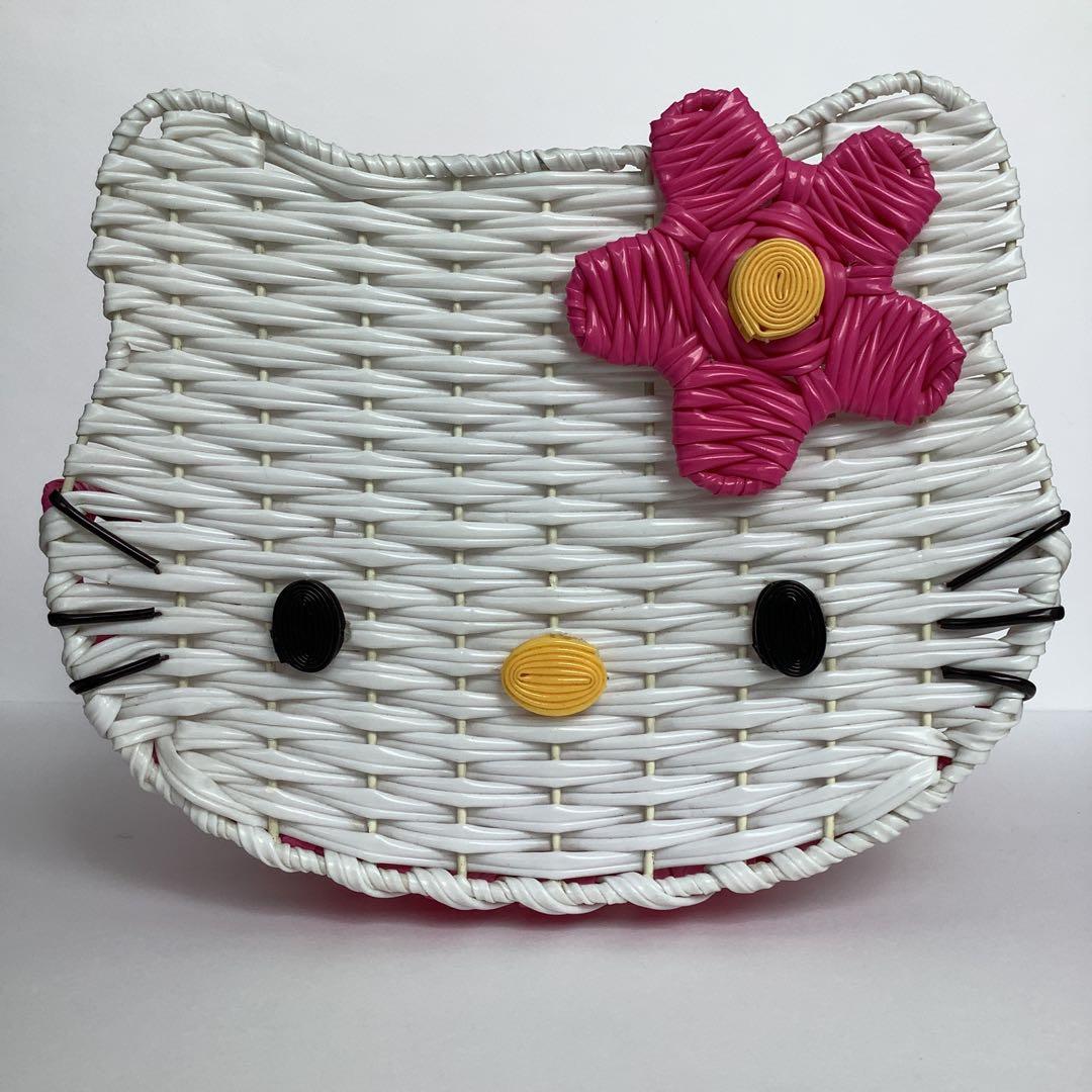 キティ　かご　レトロ