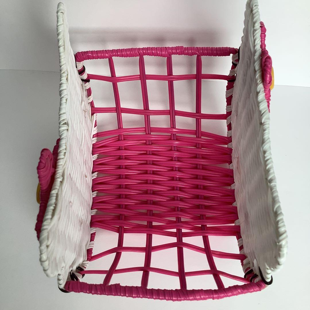 キティ　かご　レトロ