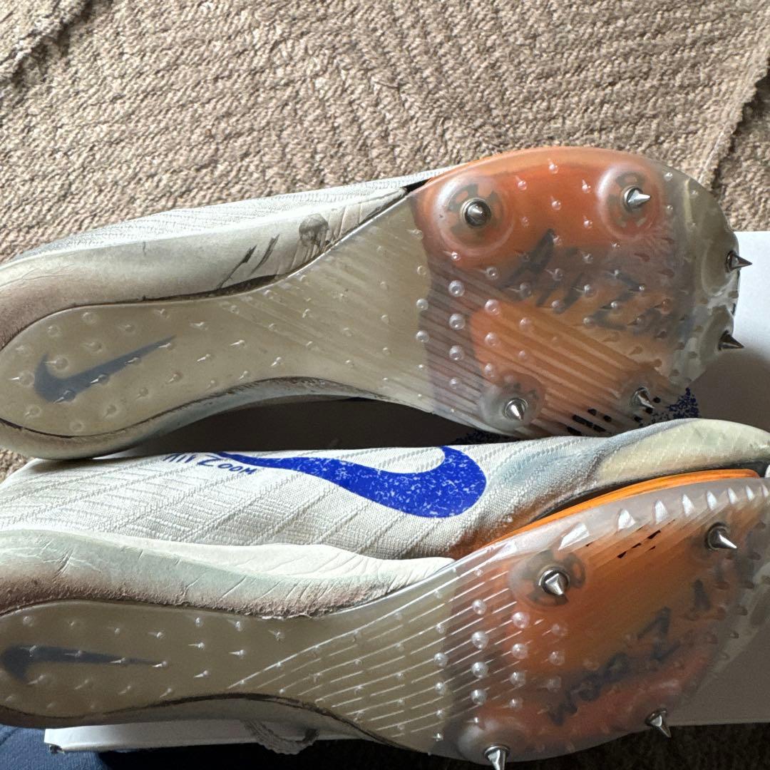 Nike スパイクシューズ ホワイト/ブルー