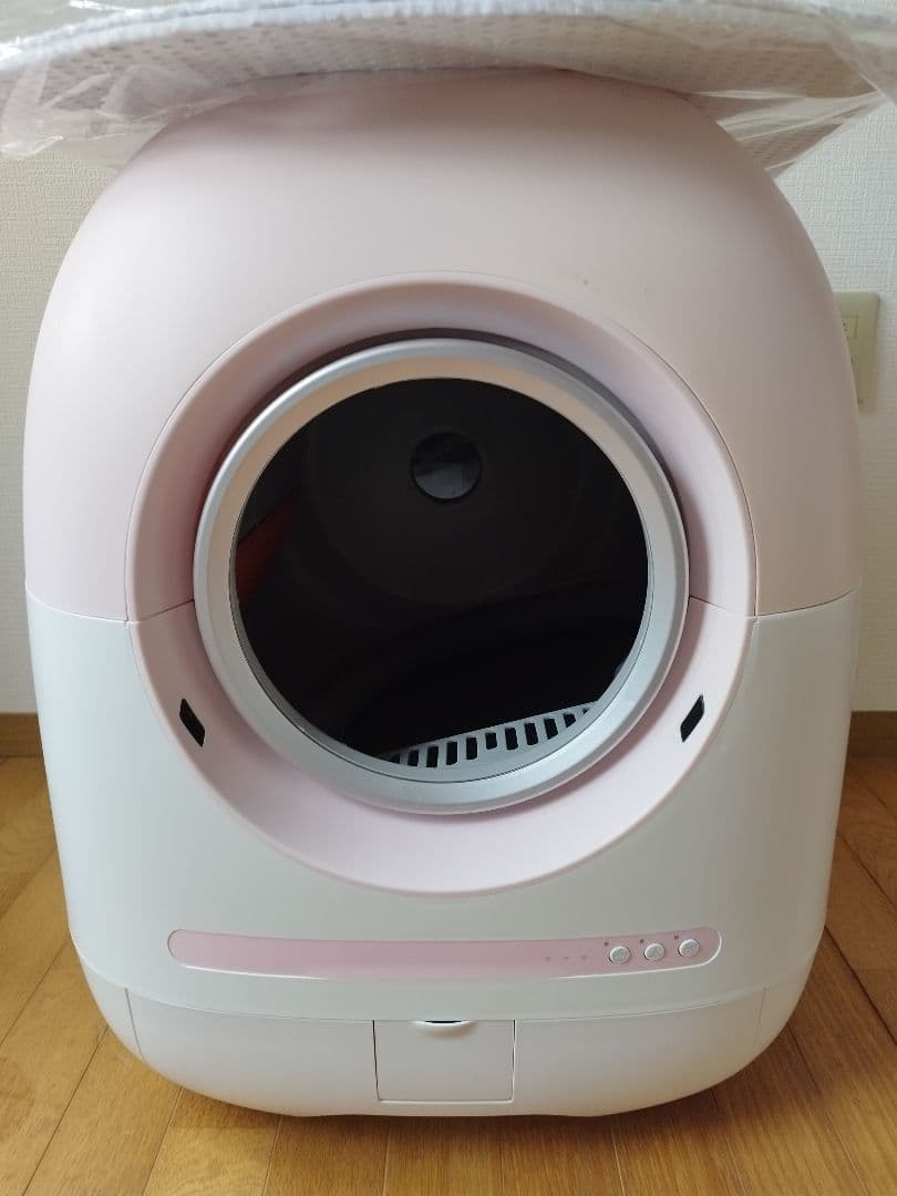 猫用自動清掃トイレ ピンク