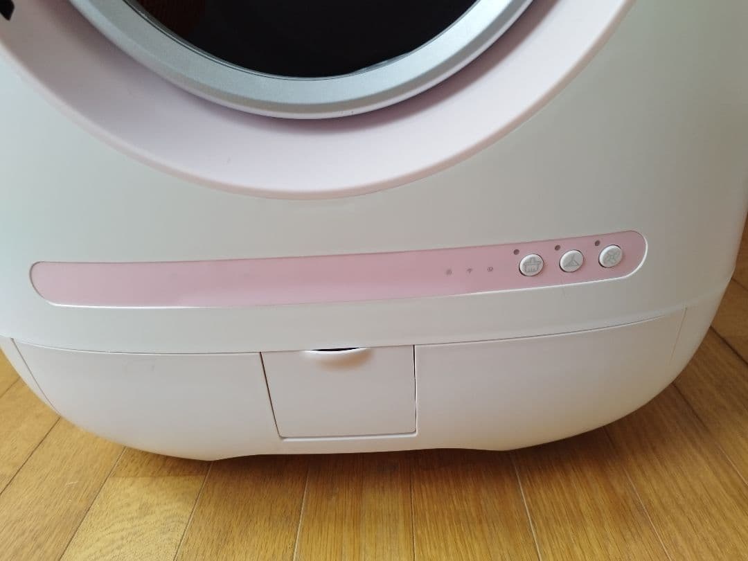 猫用自動清掃トイレ ピンク