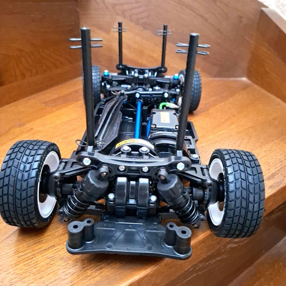 タミヤ T T 0 2 シャーシ　 組み立て完成品