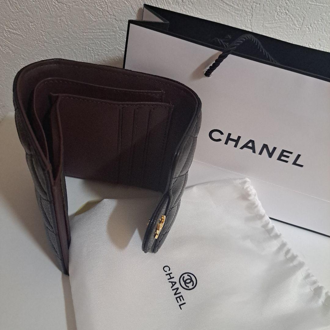 ☆CHANEL☆ノベルティ★ブラック キルティング 財布