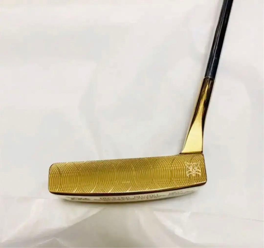 美品❗️マスターズ・パター限定モデル❗️リンクス・プレミアムゴールド マレットパター