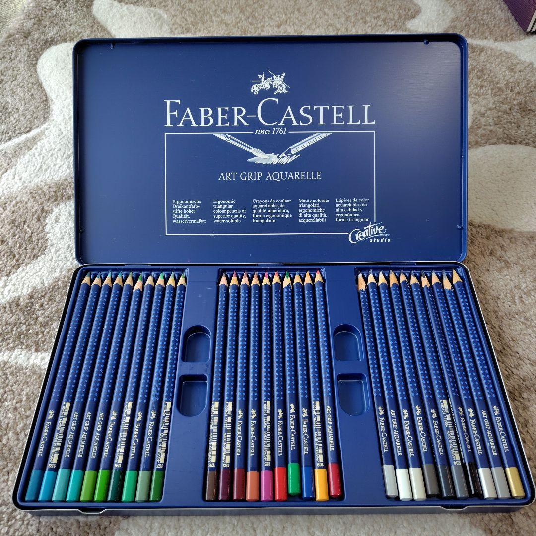 ファーバーカステル　アートグリップ水彩色鉛筆 60色セット