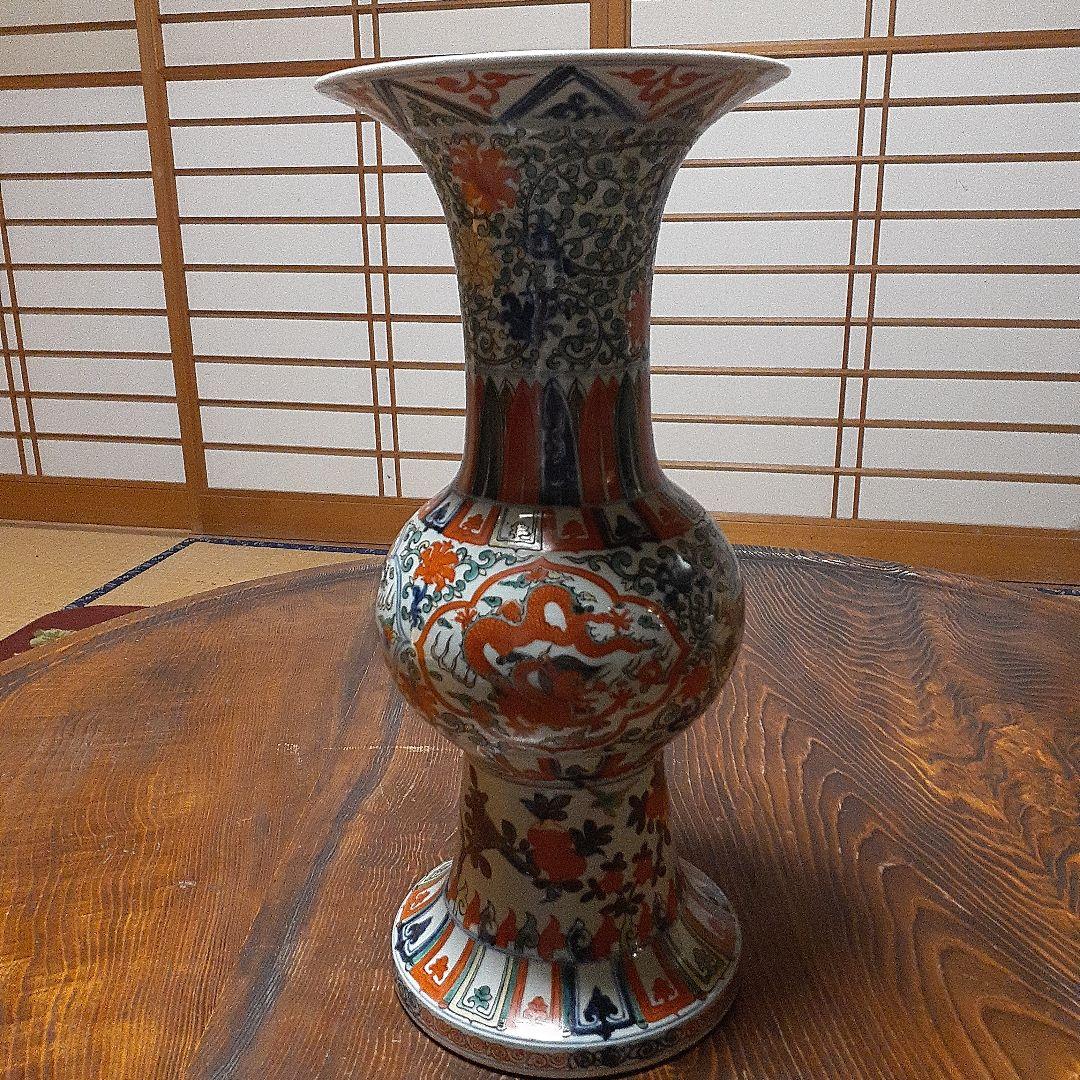 中国大明万暦年製尊形大花瓶