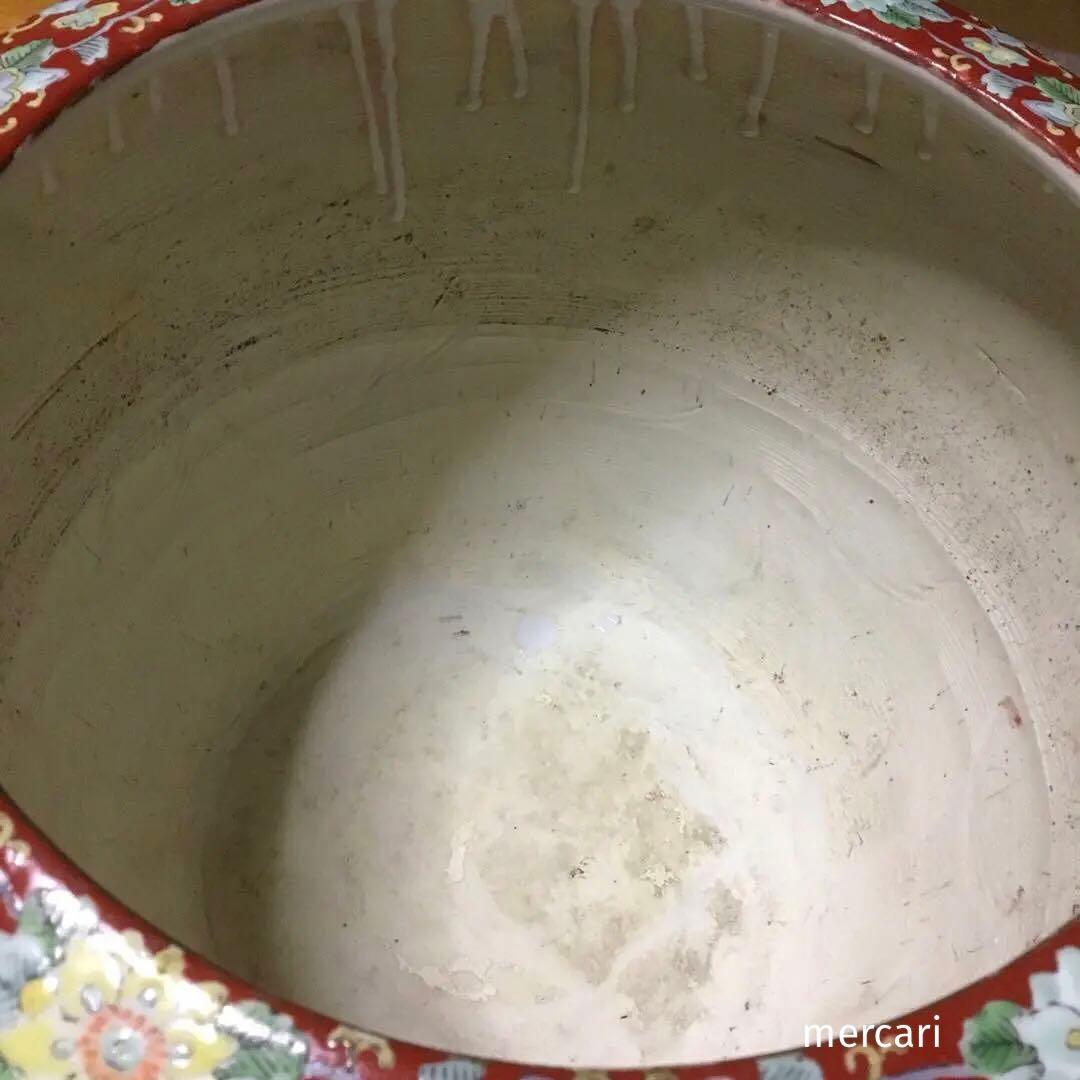 伊万里焼 安藤広重 東海道五拾三次窓絵 十錦手 火鉢 /骨董/時代物