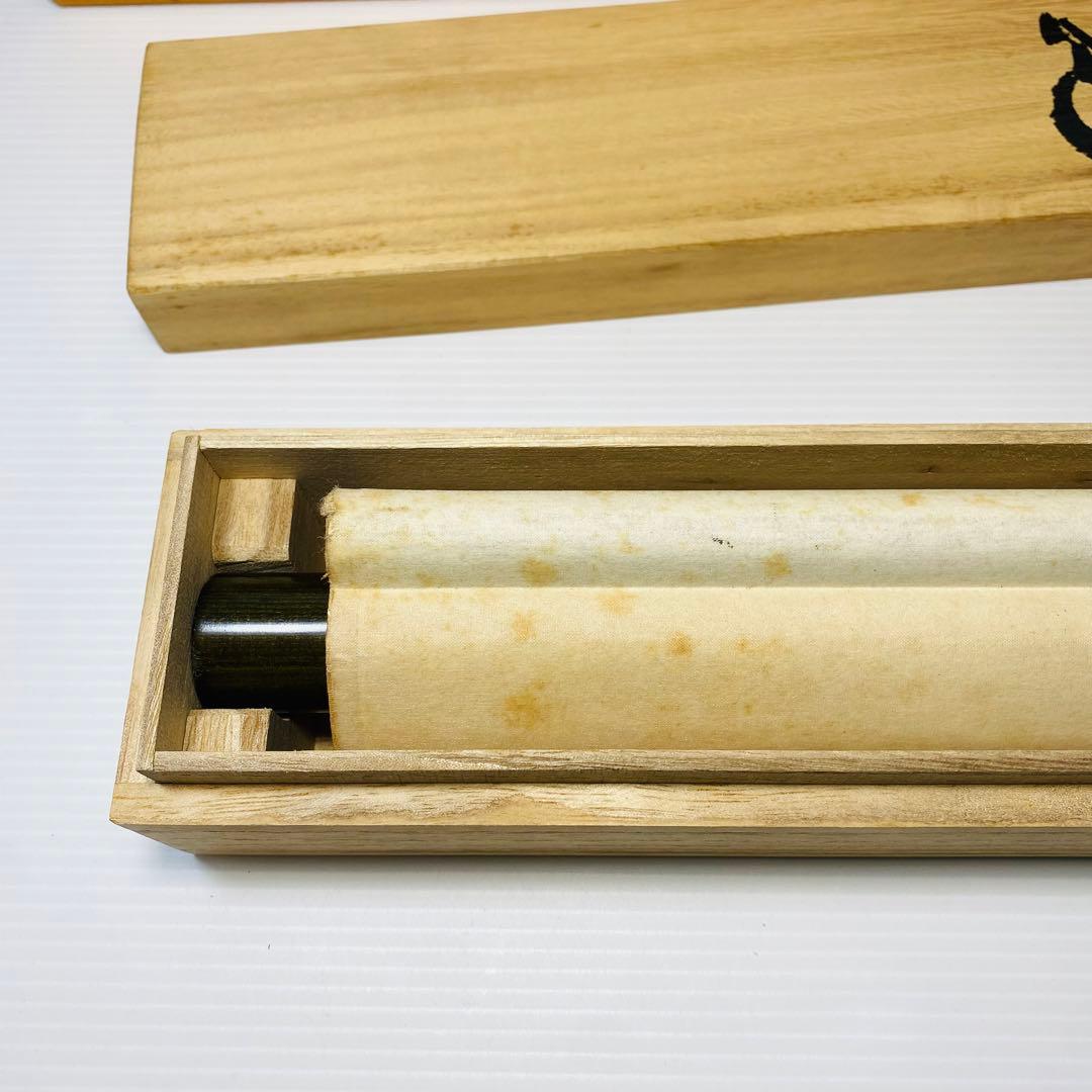 平松耕一　紅白梅に鶯　掛軸　絹本