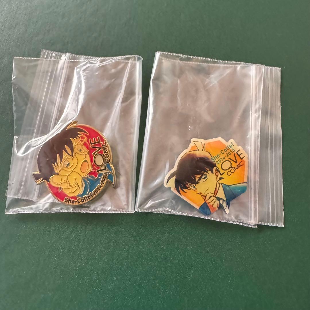 【名探偵コナン】原作画 コナン & 新一 ピンバッジ