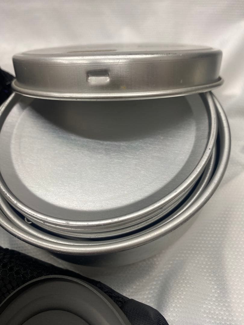 ステンレススチール 食器セット メッシュバッグ付き