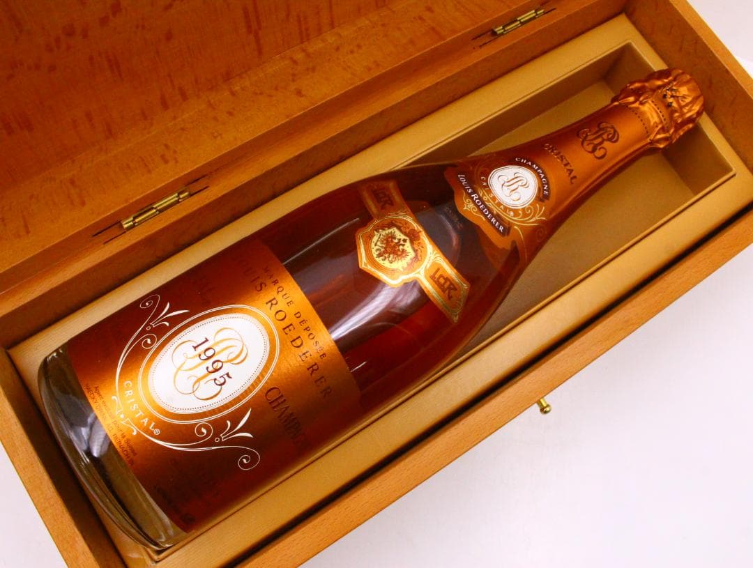 ▲未開栓 ルイ・ロデレール 1995 クリスタル ロゼ 750ml シャンパン