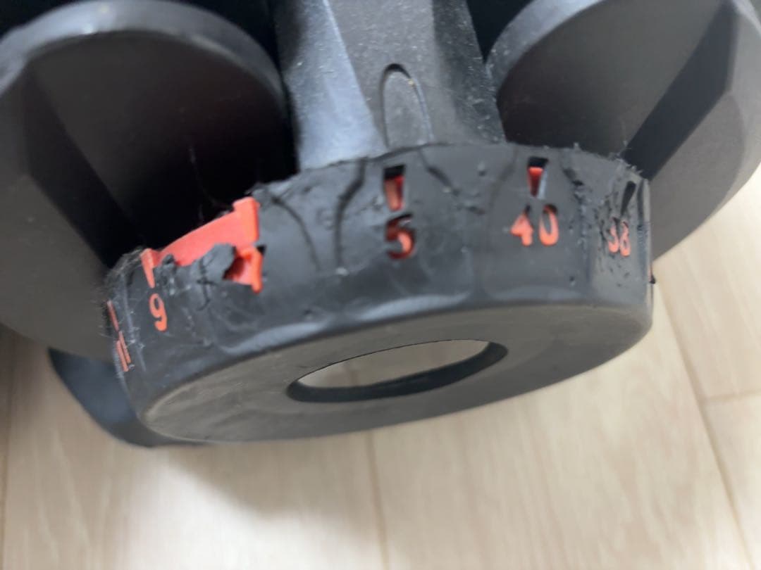 ②可変式ダンベル 40キロ　ダイヤル式　1個