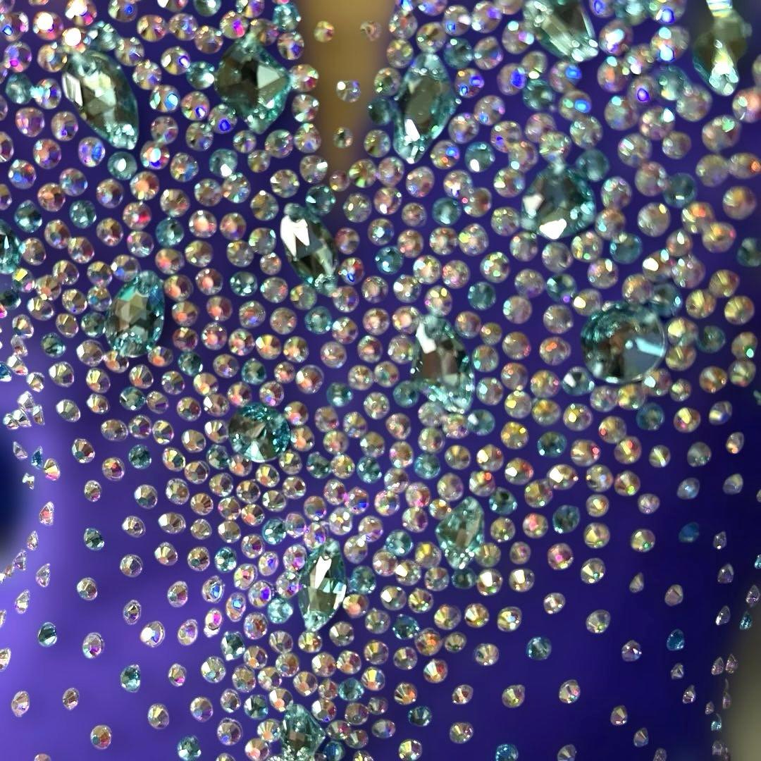 新品、M〜サイズ 社交ダンス、競技ドレス、モダンドレス、スタンダード、デモドレス