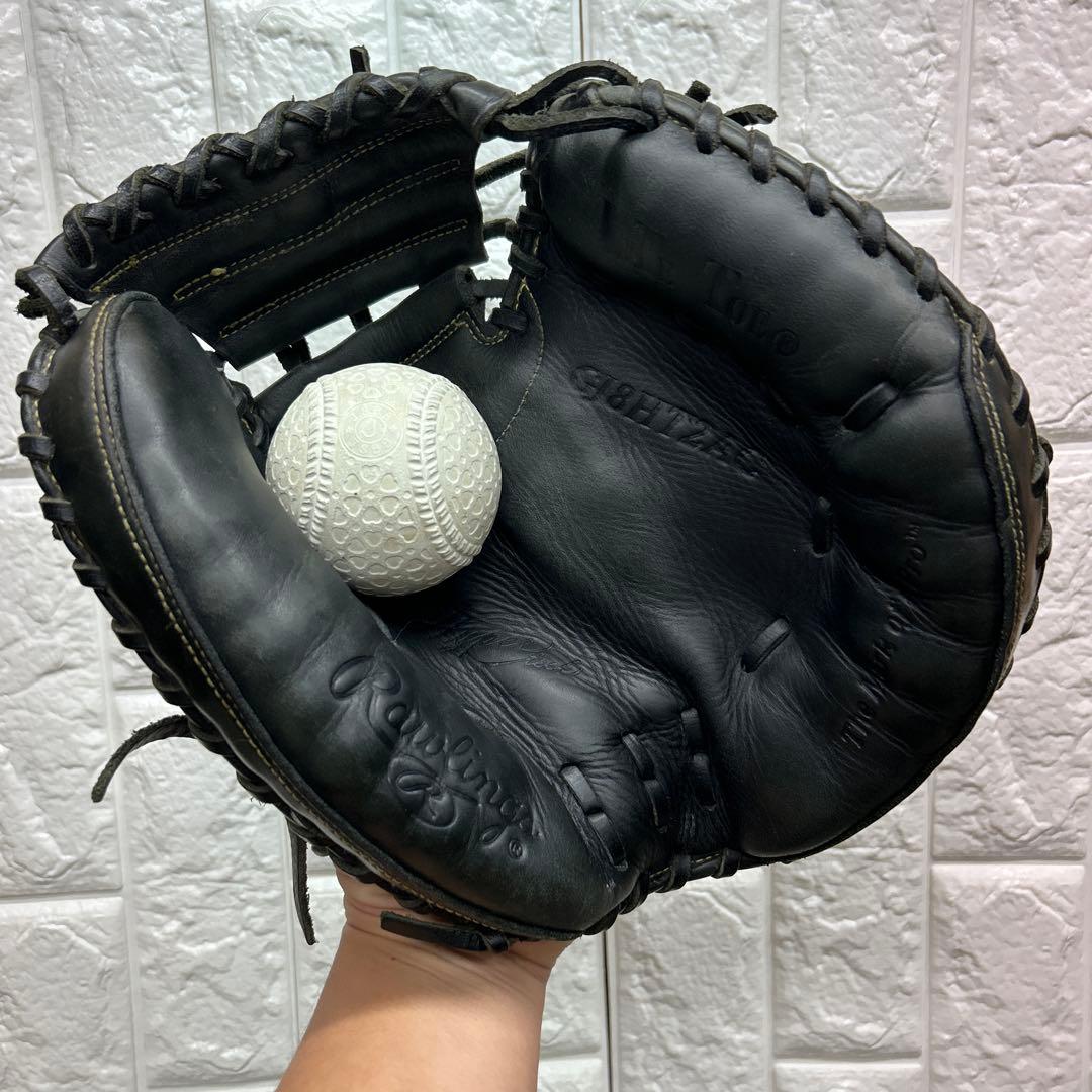 【超良型】野球 グローブ 軟式 少年野球 キャッチャーミット ローリングス