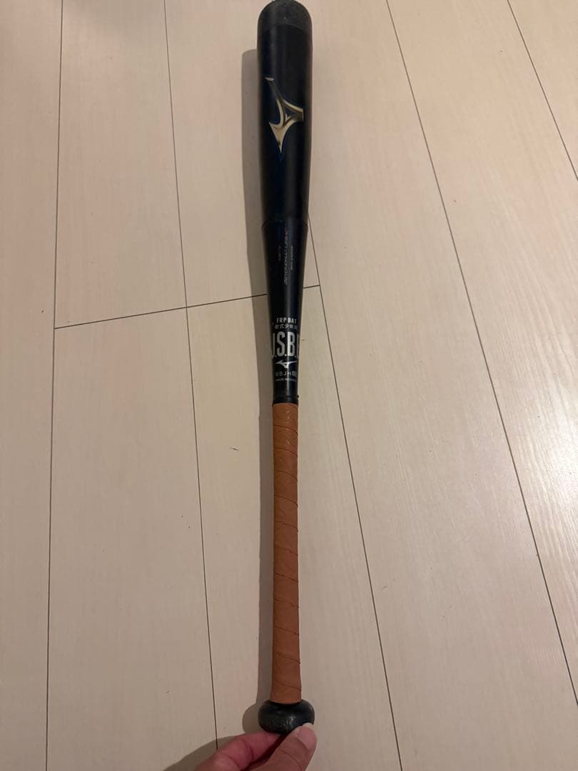 ミズノ BEYOND BATTLE FRPバット 少年用 黒