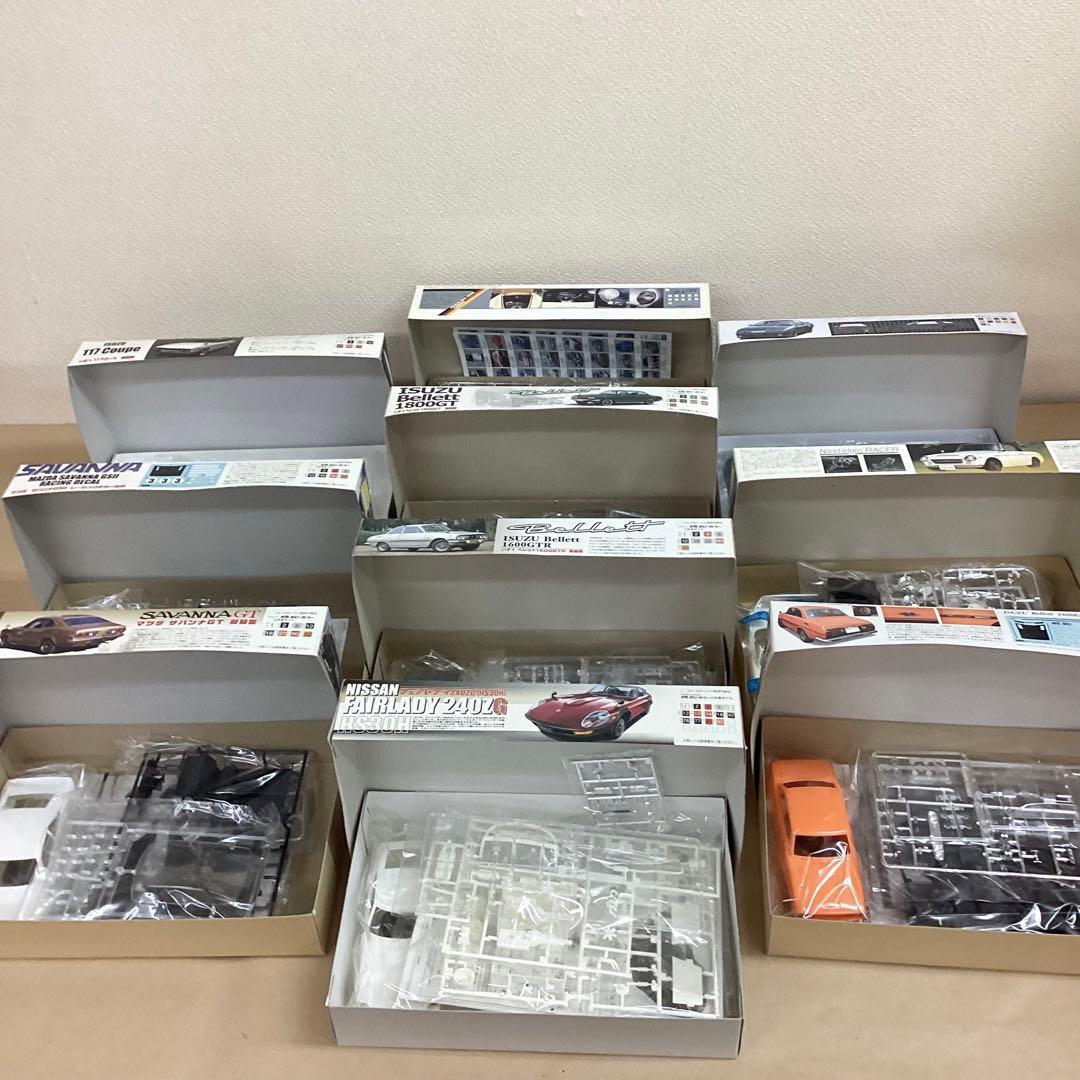 フジミ模型 1/24スケール 旧車・名車プラモ 10点セット 未組立品