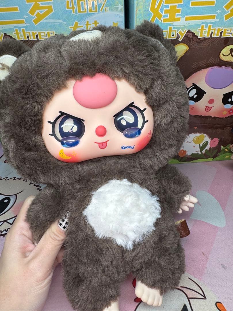 113. babythree big400%体　限定　海外ドール　熊　新品