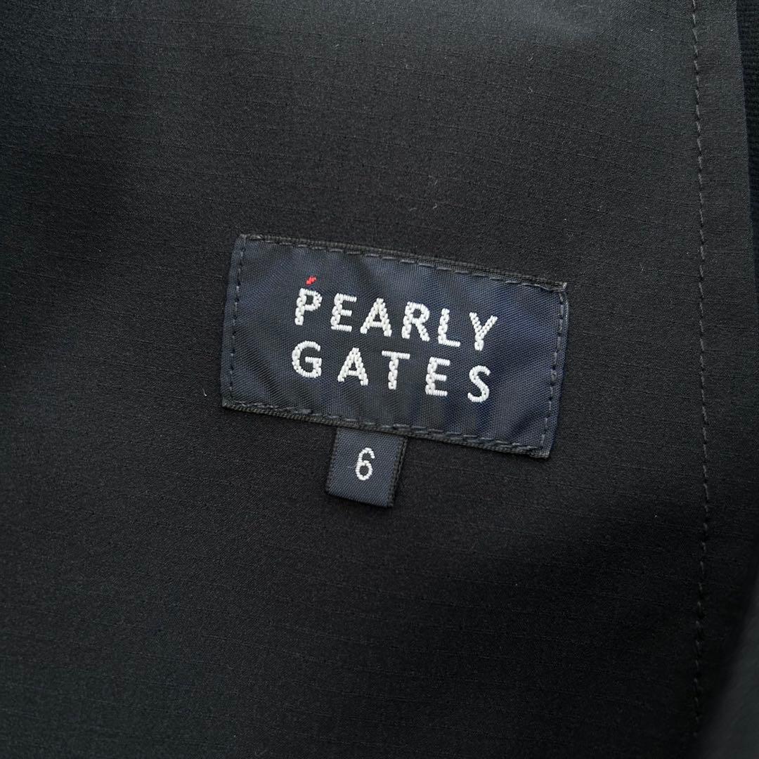 新品　パーリーゲイツ　パンツ　ストレッチ　テーパード　ネイビー　サイズ6