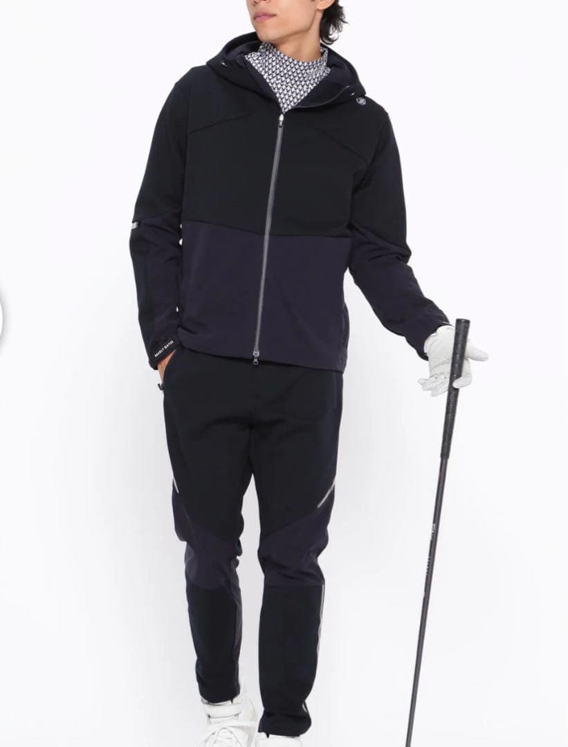 新品　パーリーゲイツ　パンツ　ストレッチ　テーパード　ネイビー　サイズ6